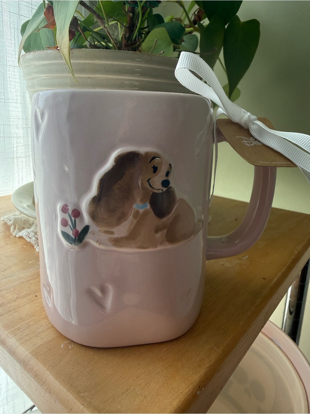 Rae Dunn Disney Lady and the Tramp “Little Lady” Ceramic Mug
